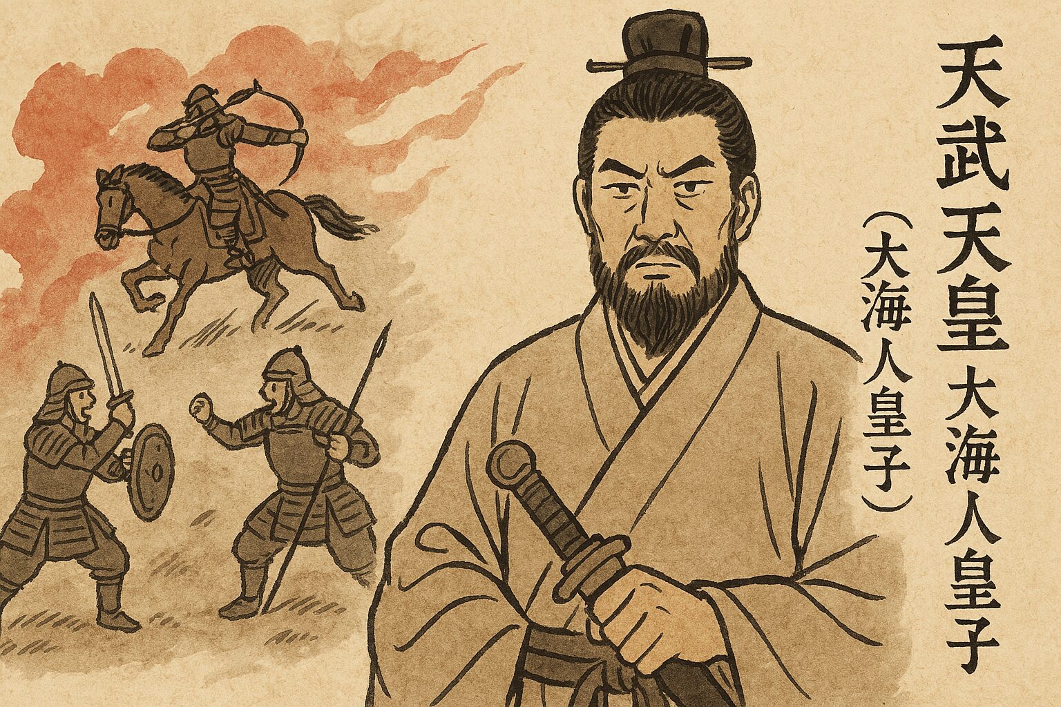 天武天皇(大海人皇子)とは?壬申の乱と日本の礎 | 心に響く瞬間