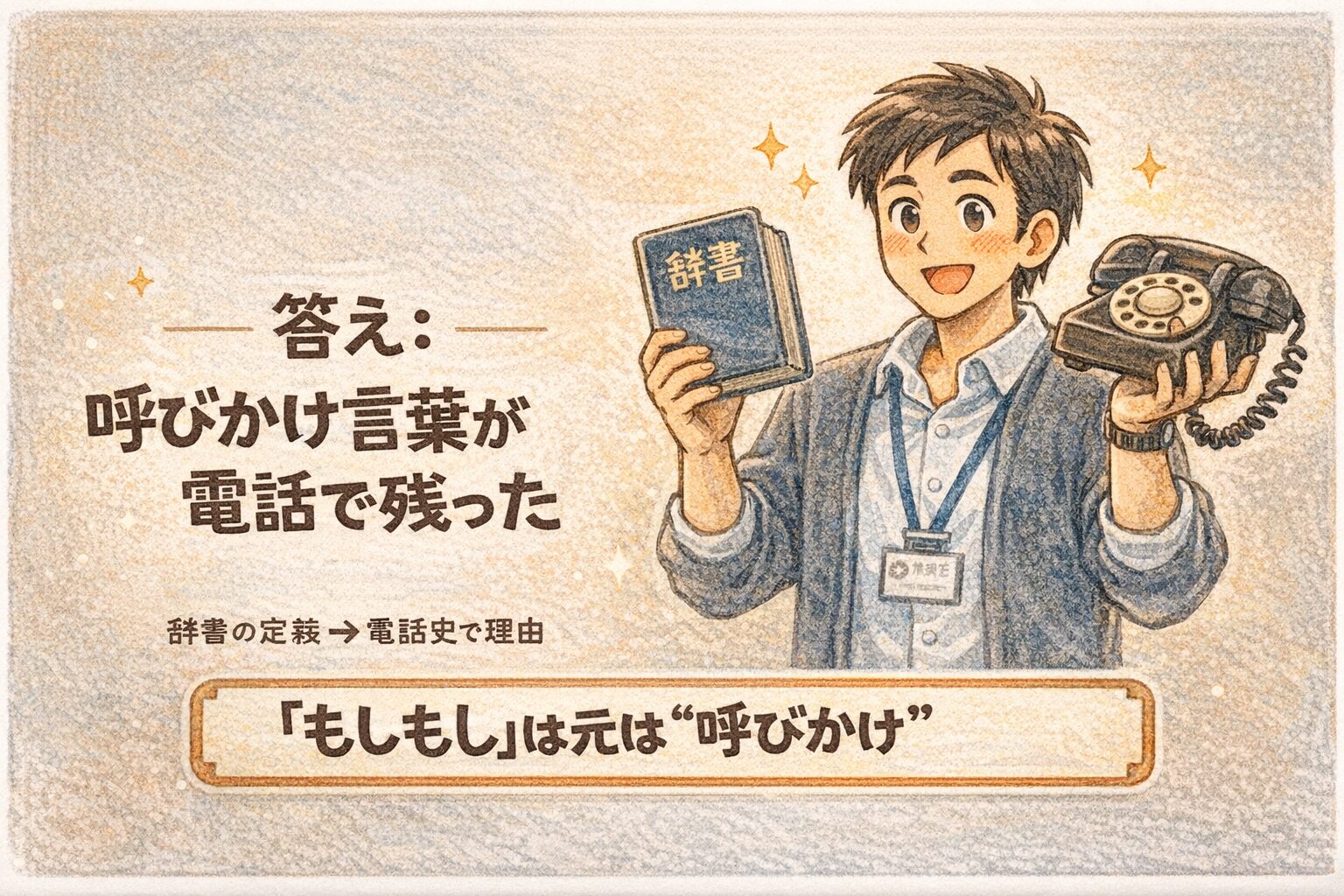 もしもしの語源は申し申し?音変化と電話で定着した理由を辞書×明治電話史(交換手)で検証|諸説整理・ビジネス敬語・FAQ完全解説 | 心に響く瞬間