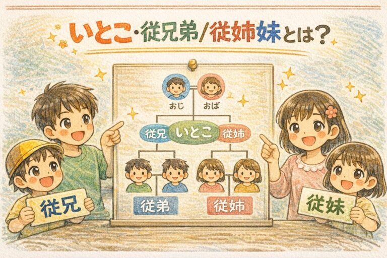 いとこの語源は愛しい子？従兄弟・従姉妹の意味と使い分けを完全解説 | 心に響く瞬間