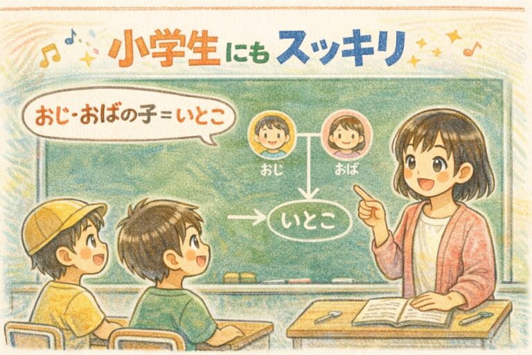いとこの語源は愛しい子？従兄弟・従姉妹の意味と使い分けを完全解説 | 心に響く瞬間