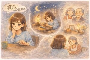 夜に爪を切ると親の死に目に会えないのはなぜ？由来と意味を解説 | 心に響く瞬間