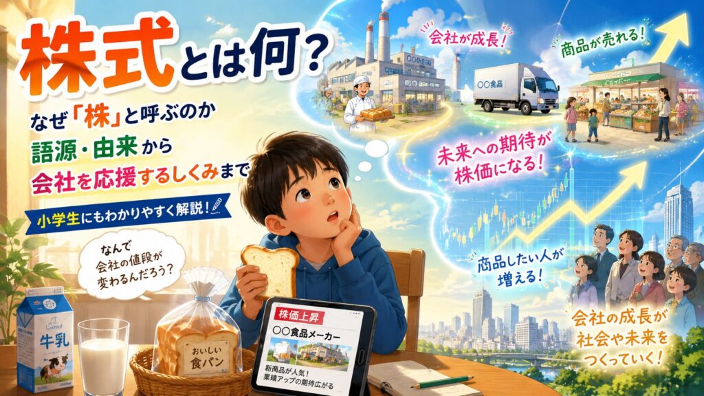 株式とは何?株の語源・由来と会社を応援するしくみ | 心に響く瞬間